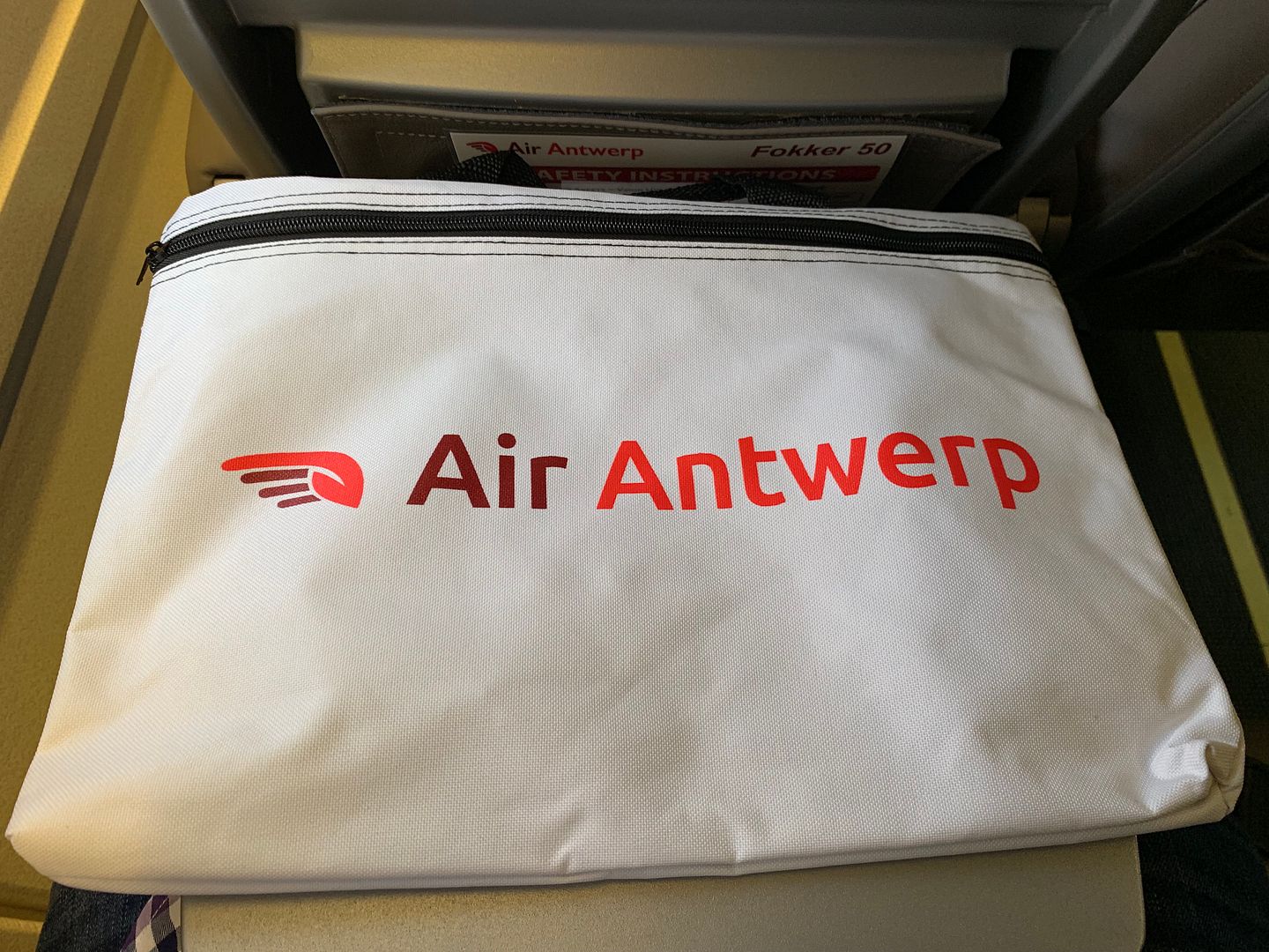 Air Antwerp’s Inaugural Day Fokker 50 between London City and Antwerp